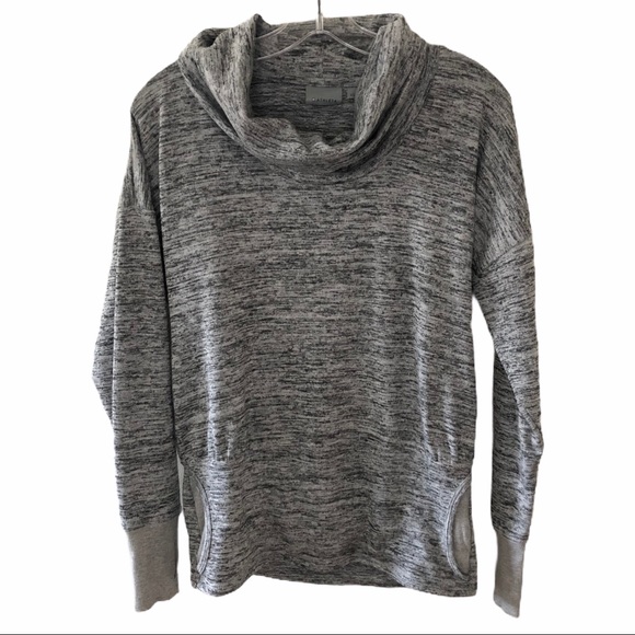 Athleta Tops - Athleta Batwing & Robin Cowl Neck Gray Sweater XS